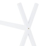 vidaXL Cadre de lit d'enfant Blanc Bois de pin massif 90 x 200 cm