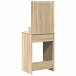 vidaXL Coiffeuse Chêne sonoma 50 x 41 x 135 cm Bois d'ingénierie