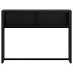 vidaXL Table d'appoint Chêne noir 100 x 36 x 75 cm Bois d'ingénierie