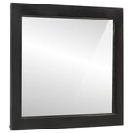 vidaXL Miroir de salle de bain 55x1x60cm verre et bois massif manguier
