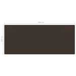 vidaXL Tapis de tente 250x600 cm Marron