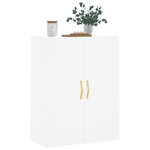 vidaXL Armoire murale blanc 69 5x34x90 cm