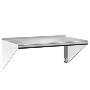 vidaXL Étagère murale 75x45x31 cm argenté acier inoxydable