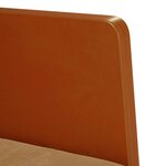vidaXL Fauteuil avec accoudoirs marron 55 cm velours