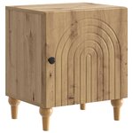 vidaXL Cabinet de chevet Chêne artisanal 43 x 34 5 x 50 cm