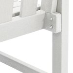Chaises de Jardin vidaXL 4 Pièces Blanches 65 5x55 5x88 cm HDPE