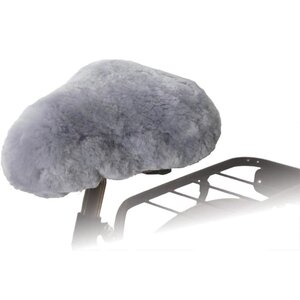Willex Housse de selle de vélo Peau de mouton Gris 30135