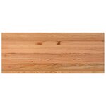 vidaXL Table à manger marron clair bois de chêne massif rectangulaire