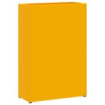 vidaXL Support de parapluie jaune moutarde   28x12x41 cm  Acier