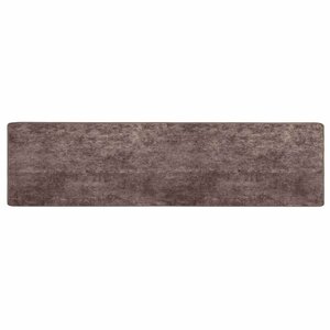 vidaXL Coureur de Tapis MARSA Gris 80 x 400 cm Polyester et PVC