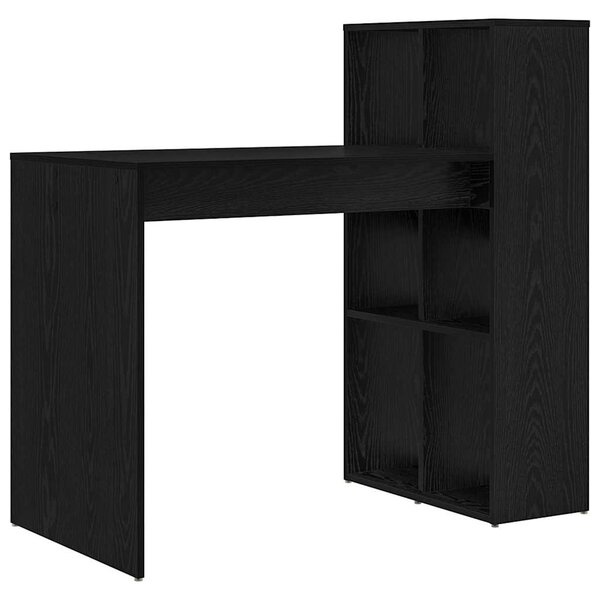 vidaXL Bureau Chêne noir 108 x 55 x 103 5 cm Bois d'ingénierie