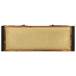 vidaXL Banc Cabinet Multicolore 100x35x50 cm en bois massif récupéré