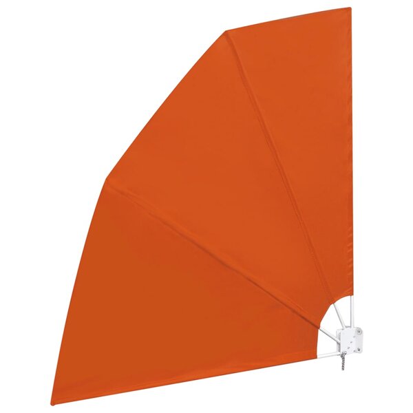 vidaXL Auvent latéral pliable de balcon Terre cuite 210 x 210 cm