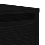 vidaXL Buffet chêne noir 29 5x34x76 cm bois d'ingénierie