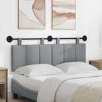 vidaXL Tête de lit suspendue Tissu