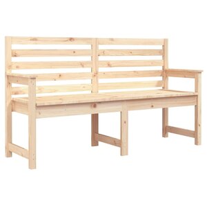 vidaXL Banc de jardin 159 5x48x91 5 cm bois massif de pin