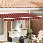 vidaXL Bande de auvent Multicolore 3.8 x 0.2 m Toile