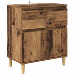 vidaXL Buffet Bois Ancien 60 x 35 x 70 cm Bois d'ingénierie