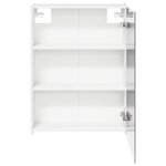 vidaXL Armoire Miroir de Salle de Bain Blanc 53 5 x 15 5 x 70 cm