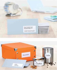 Etiquettes universelles premium, 70,0 x 42,0 mm, blanc 2100 sur 100 feuilles herma