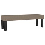 vidaXL Banc Taupe 100x30x30 cm Tissu
