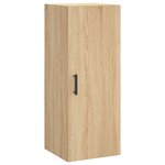 vidaXL Buffet haut Chêne sonoma 34 5x34x180 cm Bois d'ingénierie