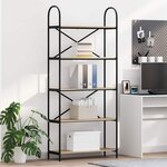 vidaXL Étagère Chêne sonoma 80 x 30 x 183 cm Bois d'ingénierie