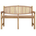 vidaXL Banc de jardin 149 5x60x90 cm bois de teck solide