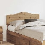 vidaXL Tête de lit Chêne artisanal 135 cm Bois d'ingénierie