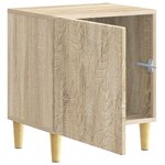 vidaXL Table de chevet 2 pièces Chêne Sonoma 43 x 34 5 x 50 cm