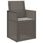 vidaXL Chaises de jardin salle à manger 2 Pièces Gris clair PP