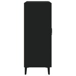 vidaXL Buffet noir 69 5x34x90 cm bois d'ingénierie