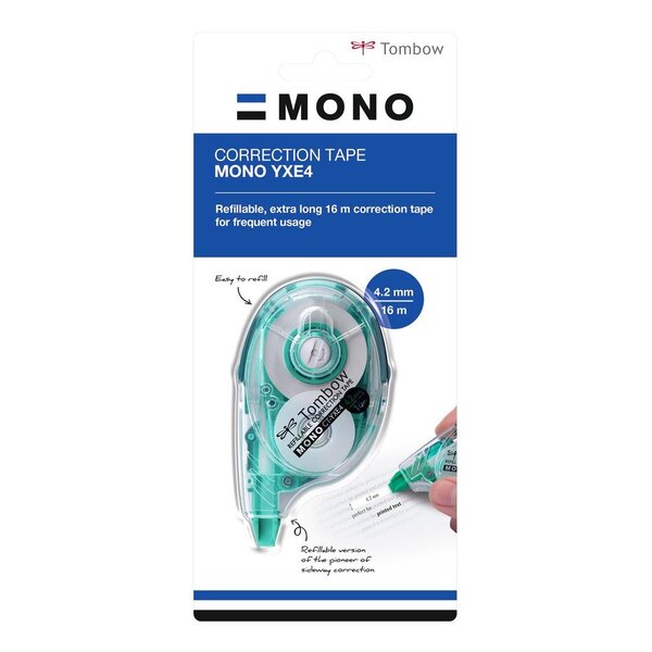 Roller Correcteur Latéral Rechargeable MONO YXE4 4,2 mm x 16 m x 6 TOMBOW