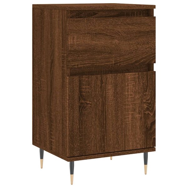 vidaXL Buffet chêne marron 40x35x70 cm bois d'ingénierie