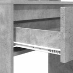 vidaXL Tables de maquillage pour chambre Gris béton 80 x 39 6 x 135 cm