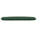 vidaXL Coussin de Dos Vert Jungle 200 x 50 cm Tissu en velours côtelé