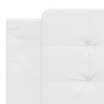 vidaXL Coussin de tête de lit blanc 180 cm similicuir