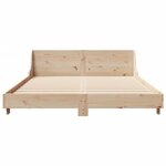vidaXL Cadre de lit sans matelas 120x190 cm bois de pin massif
