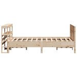vidaXL Cadre de lit sans matelas 120x190 cm bois de pin massif
