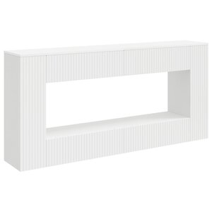 vidaXL Table console Blanc 155 x 29 x 74 cm Bois d’ingénierie