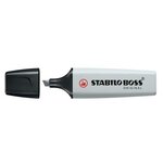 Surligneur BOSS ORIGINAL Pastel pointe Biseau 2 - 5 mm Poudre de Gris STABILO