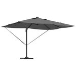 vidaXL Parasol Anthracite 352 x 251 x 265 cm Polyester et Aluminium