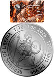 Pièce de monnaie en Palladium 12 Dollars g 0.031 (1/1000 oz) Millésime 2026 ARES 1/1000 (PRÉCOMMANDE)