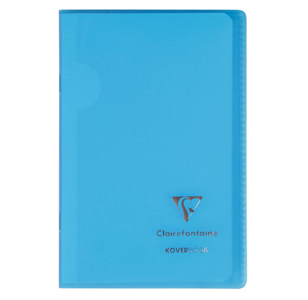 Cahier Protège Cahier Koverbook 11x17 cm Polypro 96 Pages 90g Q.5x5 Coloris Aléatoire CLAIREFONTAINE