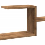 vidaXL Étagère murale chêne artisanal 104x15x49 cm bois d'ingénierie