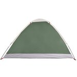 vidaXL Tente de camping à dôme 4 personnes vert imperméable