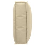 vidaXL Coussin Beige 50 x 40 x 12 cm Tissu Oxford