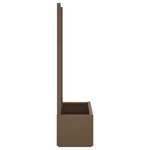 vidaXL Bac à fleurs avec Treillis Marron 80 x 36 x 140 cm PP
