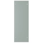 vidaXL Portant de bois de chauffage Blanc 80x35x100 cm Verre trempé