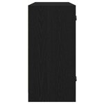 vidaXL Buffet Chêne noir 100 x 37 x 75.5 cm